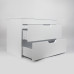 Тумба с раковиной для ванной подвесная Uperwood Modul 77х45х57 см, белая матовая 393020550 Тумба с раковиной для ванной подвесная Uperwood Modul 77х45х57 см, белая матовая 393020550