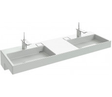 Раковина подвесная Terrace 150x49 две чаши Jacob Delafon 9EXA112Z-0 