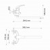 Смеситель для ванны WasserKRAFT Rossel 2800 2802L Хром 