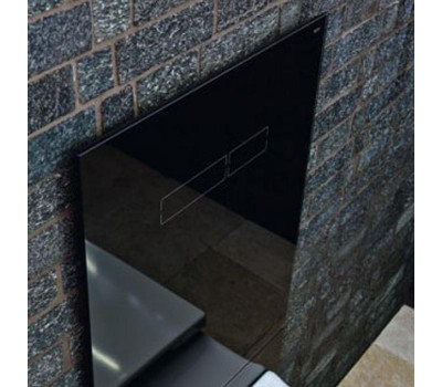 Нижняя панель для установки унитаза Geberit Sela, стекло черное TECE TECElux 9650108 