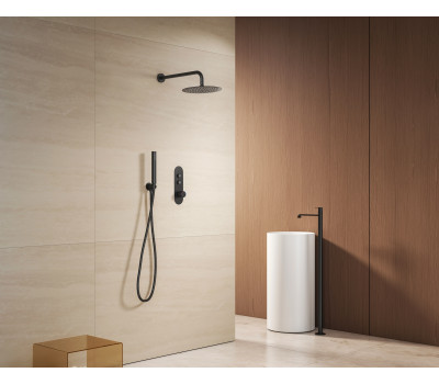 Душевой комплект скрытого монтажа SantiLine SL-9016MB 