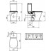 Чаша напольного унитаза Ideal Standard Connect Air E009701 Белый 