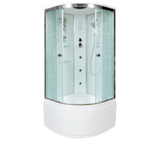 Душевая кабина AvaCan EM 5011 с гидромассажем и электрикой Хром 