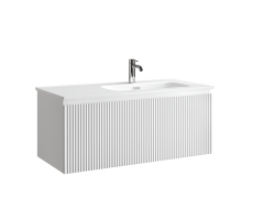 Тумба подвесная SANCOS Snob R 1.0 995х445х406, c одним ящиком оснащенным доводчиками, Bianco , арт.SNR1.0100RW Тумба подвесная SANCOS Snob R 1.0 995х445х406, c одним ящиком оснащенным доводчиками, Bianco , арт.SNR1.0100RW