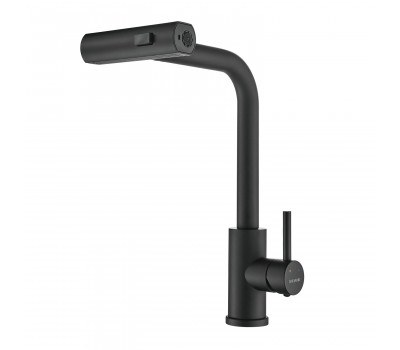 Смеситель для кухни с мультифункциональным изливом Shevanik S263H, черный