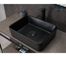 Раковина Gid Bm9103 53374 накладная ,черная матовая 