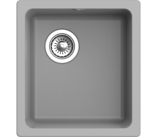 Мойка Rivelato BERKANA 35 подст.монтаж 1-чаш 415*455 BK-35 grigio metallizzato Мойка Rivelato BERKANA 35 подст.монтаж 1-чаш 415*455 BK-35 grigio metallizzato