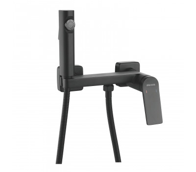 Гигиенический душ со смесителем Shevanik S4105H-1, черный