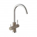 Смеситель для кухни на 3 воды, PAINI Cox, GRANITE TRUFFLE 7872643CR3V11L2KM 