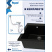 Мойка для кухни 51х51 черная матовая Teymi Lori Box T120132 