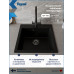 Мойка для кухни 51х51 черная матовая Teymi Lori Box T120132 
