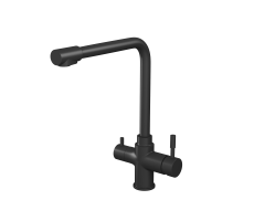Смеситель для кухонной мойки с фильтром RUSH MS9035-33Black черный 