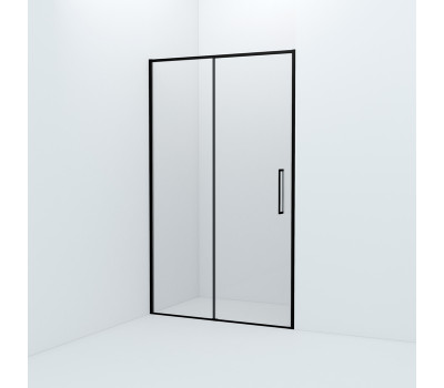 Душевая дверь IDDIS Slide черный алюминиевый профиль 120х195 см SLI6BS2i69  