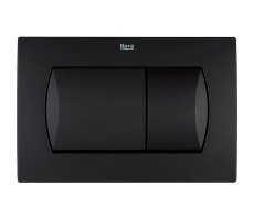 Клавиша для инсталляции Roca Active 62B 8901160B6 двойной смыв, черная матовая