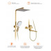 Душевая система Prohanss P30.24.03, сатин золотой 