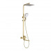 Душевая система Prohanss P30.24.03, сатин золотой 