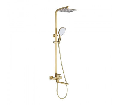 Душевая система Prohanss P30.24.03, сатин золотой 