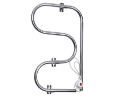 Полотенцесушитель элктрический Domoterm E-образный DMT 104-25 44x70 EK R Хром 