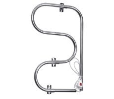 Полотенцесушитель элктрический Domoterm E-образный DMT 104-25 44x70 EK R Хром 