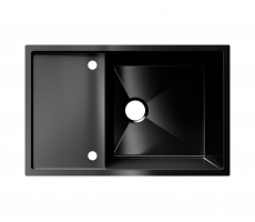 Мойка ULGRAN STEEL 780 Х 500, цвет «вороненая сталь» US 780-003 