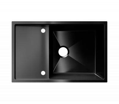 Мойка ULGRAN STEEL 780 Х 500, цвет «вороненая сталь» US 780-003 
