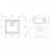 Кухонная мойка Grandex Aqua Comfort 500104, черный