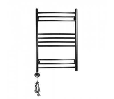Полотенцесушитель электрический Domoterm Калипсо   Калипсо П10 500x800 ЧРН EL Черный, матовый 