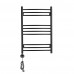 Полотенцесушитель электрический Domoterm Калипсо   Калипсо П10 500x800 ЧРН EL Черный, матовый 