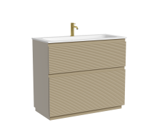 Тумба напольная SANCOS Folk Floor 995х445х850, c двумя ящиками оснащенными доводчиками, Капучино, арт.FL100FCP 