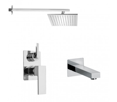 Комплект на 2 потребителя Grazia PAINI, для ванны с верхним душем, хром 21CRSET26911BATHHEAD 