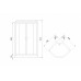 Душевая кабина Royal Bath  RB 90HK1-M-BL (матовое) 