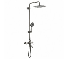 Душевая система FRAP F24807-9, оружейная сталь Душевая система FRAP F24807-9, оружейная сталь