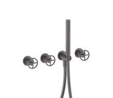 Смеситель для ванны Fantini  Fontane Bianche 47 P5 P017B Gun metal 