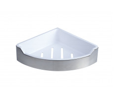 Полка FIXSEN Hotel угловая одноэтажная с пластиковой вставкой FX-31003D Полка FIXSEN Hotel угловая одноэтажная с пластиковой вставкой FX-31003D