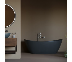 Ванна отдельностоящая 185х81 Salini Noemi 101811SMF-9011 S-stone Черный матовый 