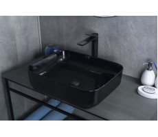 Раковина накладная Gid BL1304 Черный глянцевый 