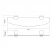 Полка WasserKRAFT Abens K-3200 3224 черный матовый 