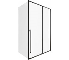 Душевой уголок Allen Brau Fantasy 130x90 3.11007.31 + 3.11013.31 черный матовый 