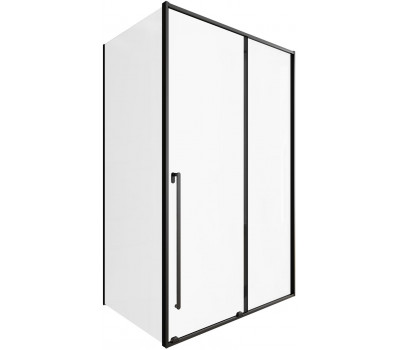 Душевой уголок Allen Brau Fantasy 130x90 3.11007.31 + 3.11013.31 черный матовый 