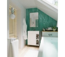 Тумба с раковиной Lido 60П 1д. Белый глянец 1Marka Тумба с раковиной Lido 60П 1д. Белый глянец 1Marka