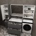 Тумба напольная Style Line Бергамо мини 90 (2 ящ.) Люкс антискрейтч серый, PLUS СС-00002362  Тумба напольная Style Line Бергамо мини 90 (2 ящ.) Люкс антискрейтч серый, PLUS СС-00002362