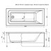 Акриловая ванна Aquanet Bright 155x70  (рама и фронтальная панель отдельно)