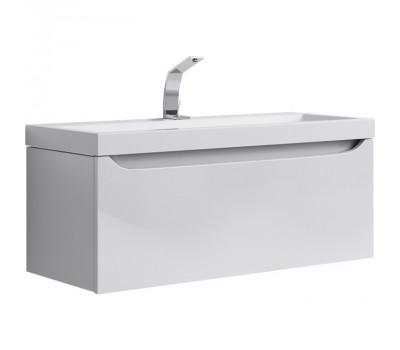 Подвесная тумба 100см. AQWELLA Ver.01.10/W Белый 