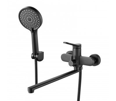 Смеситель для ванны Shevanik S4322H, черный