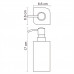 Дозатор WasserKRAFT K-2700 2799 черный матовый 