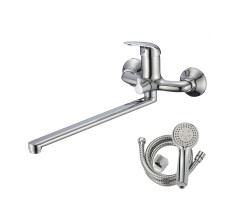 Смеситель для ванны WesnaArt LUCH LUC15-320, хром