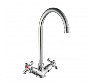 Смеситель Ladoga для кухни поворотный излив LDG519 VODA 