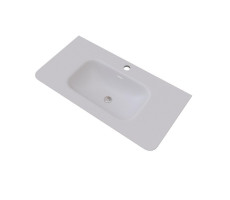 Раковина встраиваемая Knotlor ГРАЦИЯ FWB110900WY матовый белый 90 см  