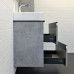Тумба-умывальник Комфорти Эдинбург-60-2 бетон светлый с черной столешницей и раковиной 9055RA-50 00-00005700 Тумба-умывальник Комфорти Эдинбург-60-2 бетон светлый с черной столешницей и раковиной 9055RA-50 00-00005700