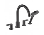 Смеситель для ванны Hansgrohe Vernis Shape  71459670 черный матовый 